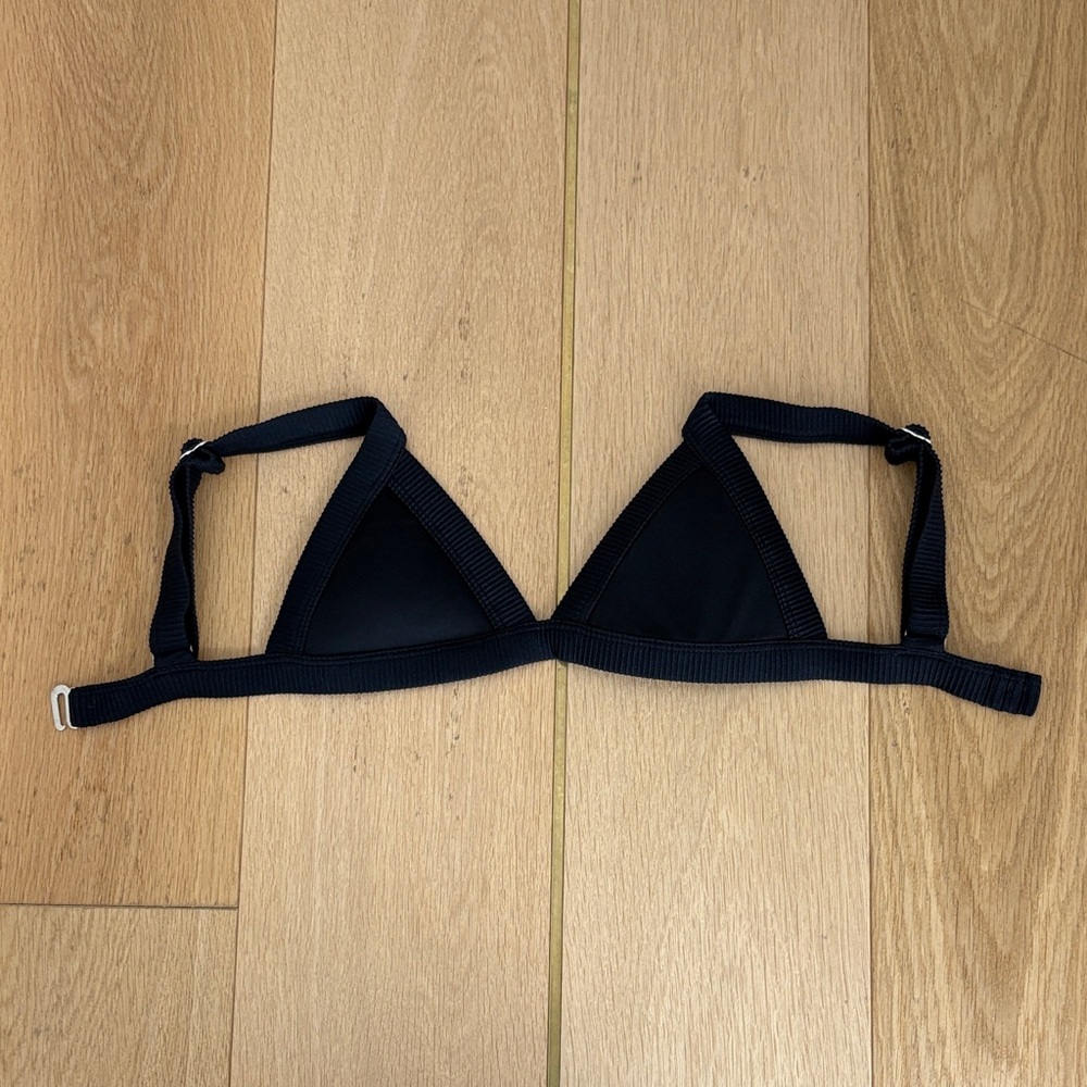 Oneone swimwear black ribbed Kameron